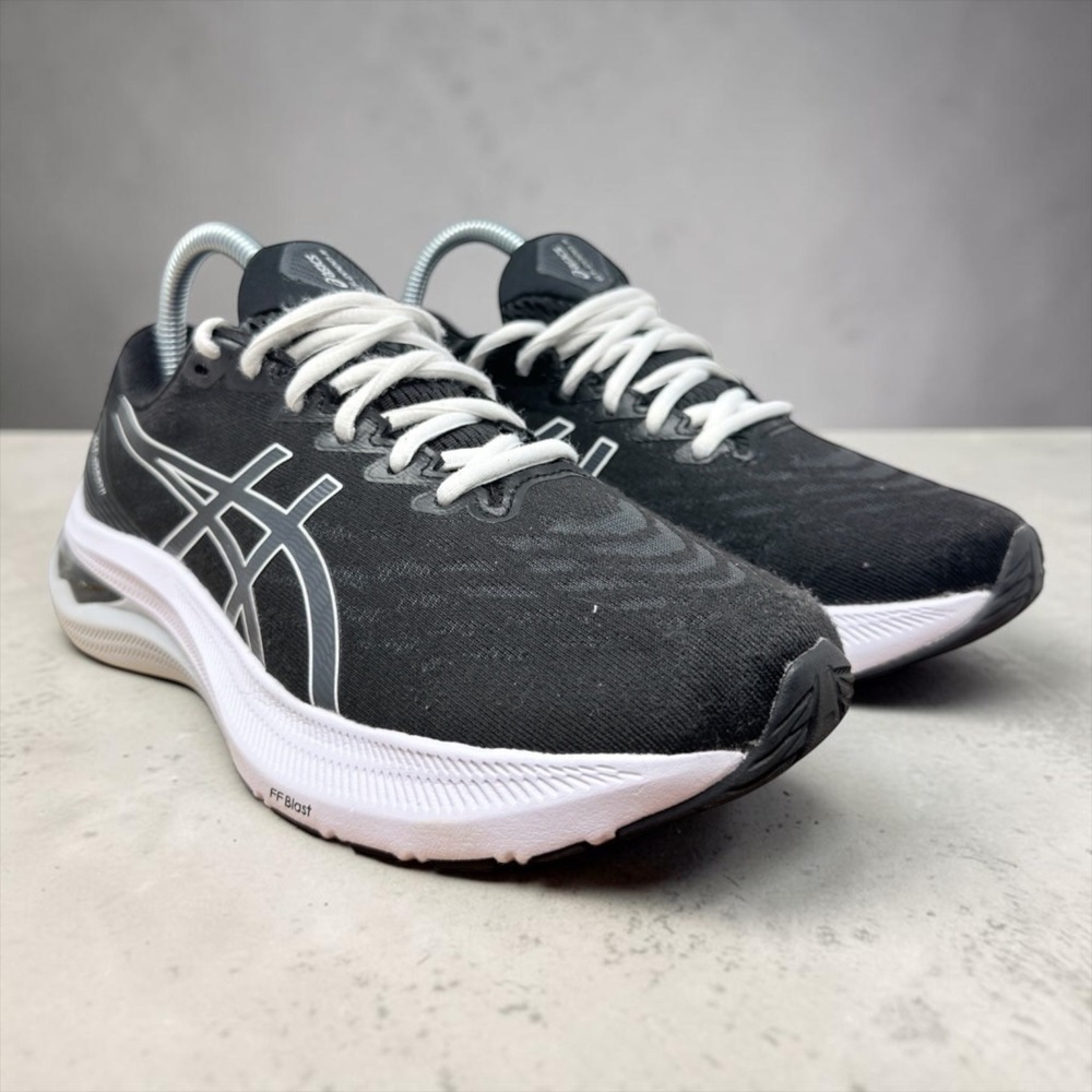 Asics GT-2000 11 Running Shoes Womens 6.5 Wide Black White 1012B303 Stability
